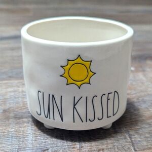 RAE DUNN "Sun Kissed" Ceramic Footed Planter  
~ NEW
